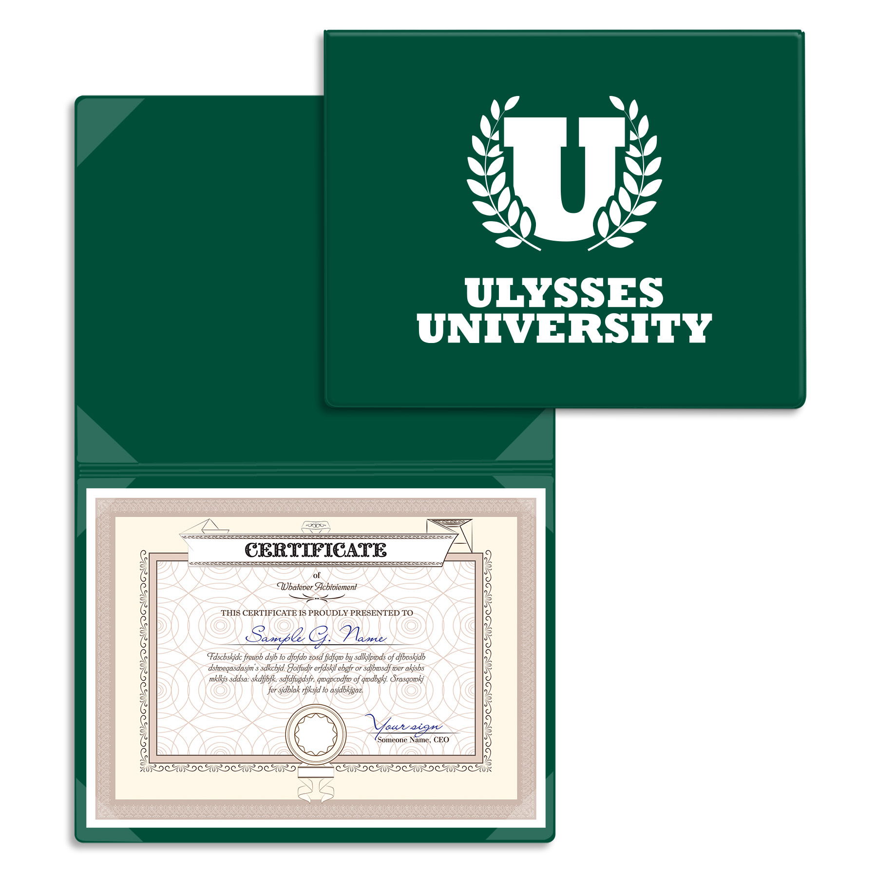F1403           - Certificate/Diploma Holders - 8 Corners                               